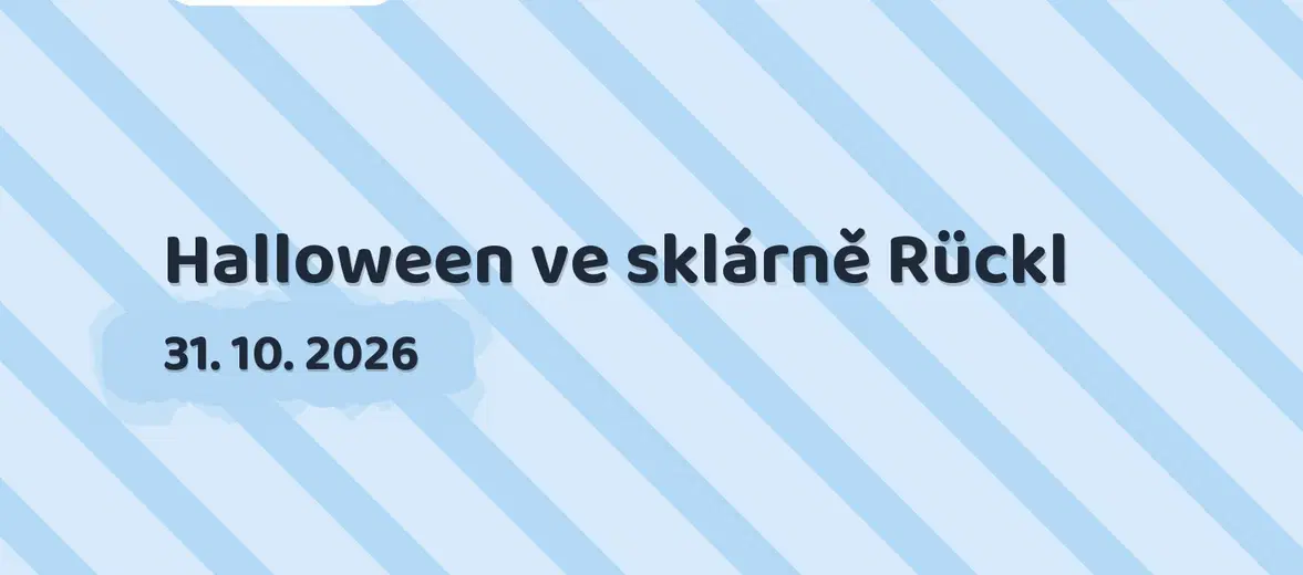 Halloween ve sklárně Rückl – tvořivé dílny a Workshopy, Nižbor