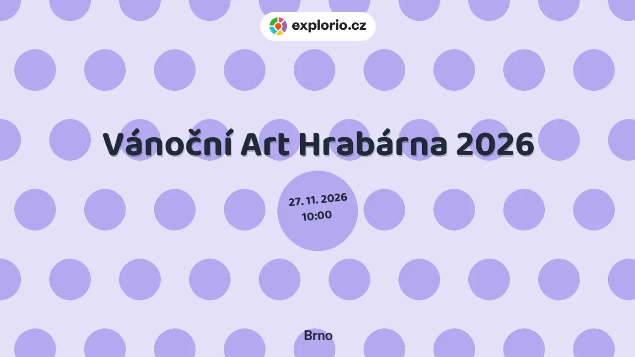 Vánoční Art Hrabárna 2026 – tvořivé dílny a Workshopy, Brno