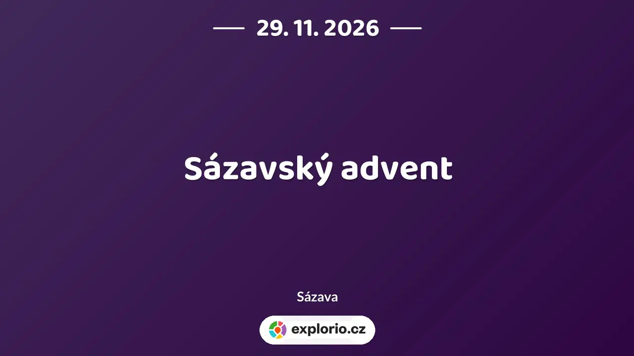 Sázavský advent – festivaly a Slavnosti, Sázava