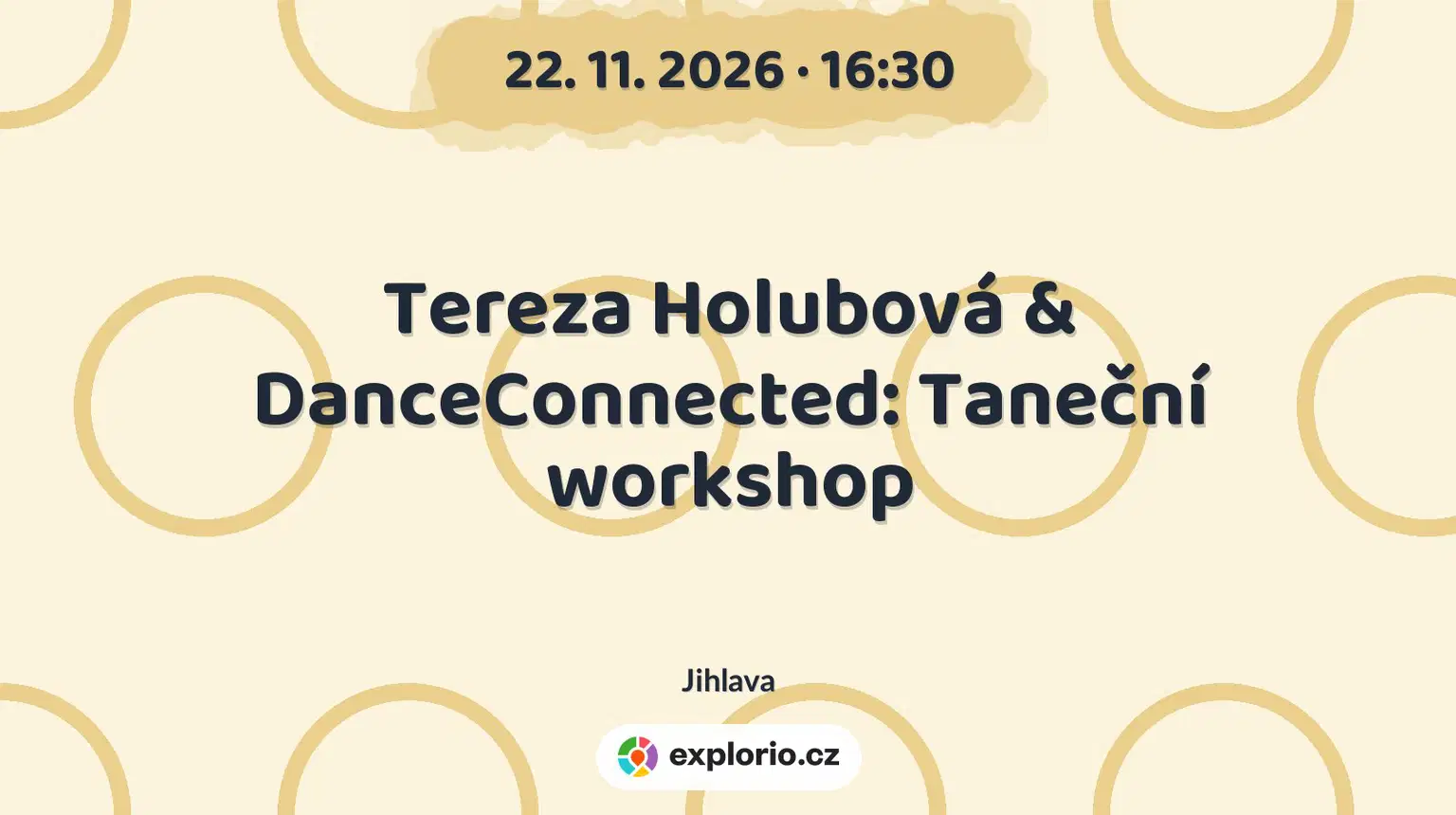 Tereza Holubová & DanceConnected: Taneční workshop – tvořivé dílny a Workshopy, Jihlava