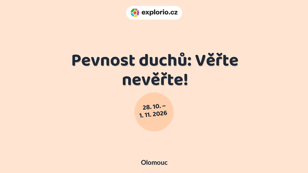 Pevnost duchů: Věřte nevěřte! – prohlídky a Muzea, Olomouc