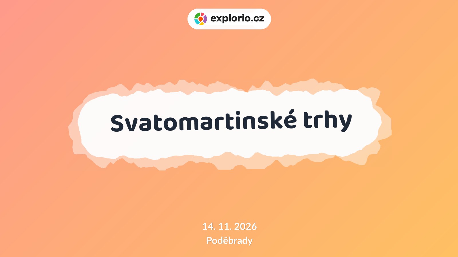 Svatomartinské trhy – festivaly a Slavnosti, Poděbrady