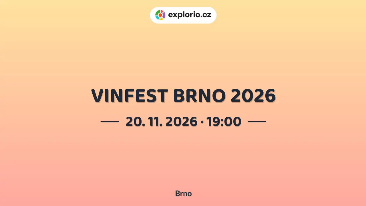 VINFEST BRNO 2026 – festivaly a Slavnosti, Brno