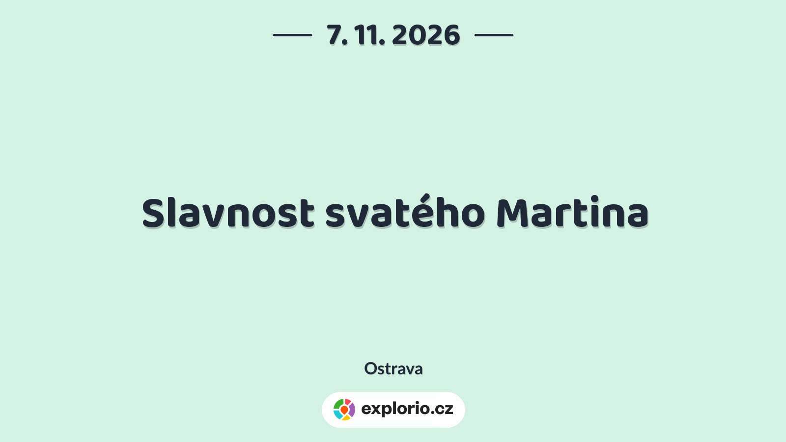 Slavnost svatého Martina – festivaly a Slavnosti, Ostrava