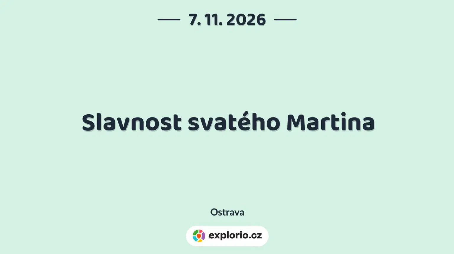 Slavnost svatého Martina – festivaly a Slavnosti, Ostrava