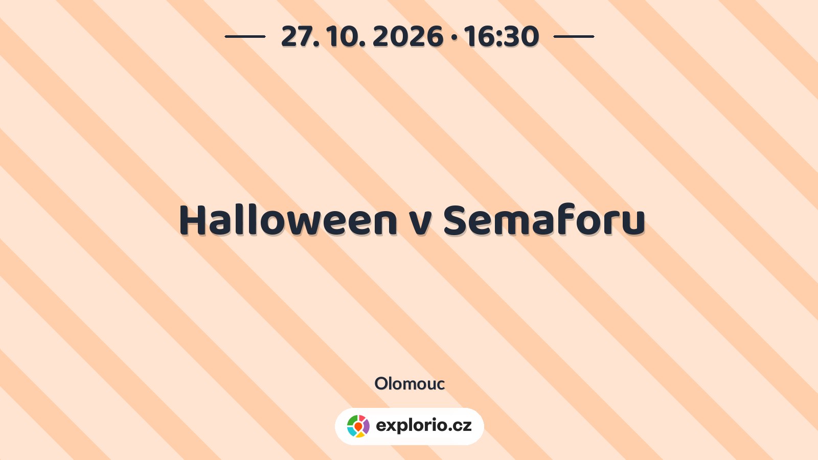 Halloween v Semaforu – sport a Pohyb, Olomouc
