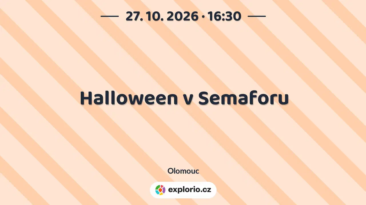 Halloween v Semaforu – sport a Pohyb, Olomouc