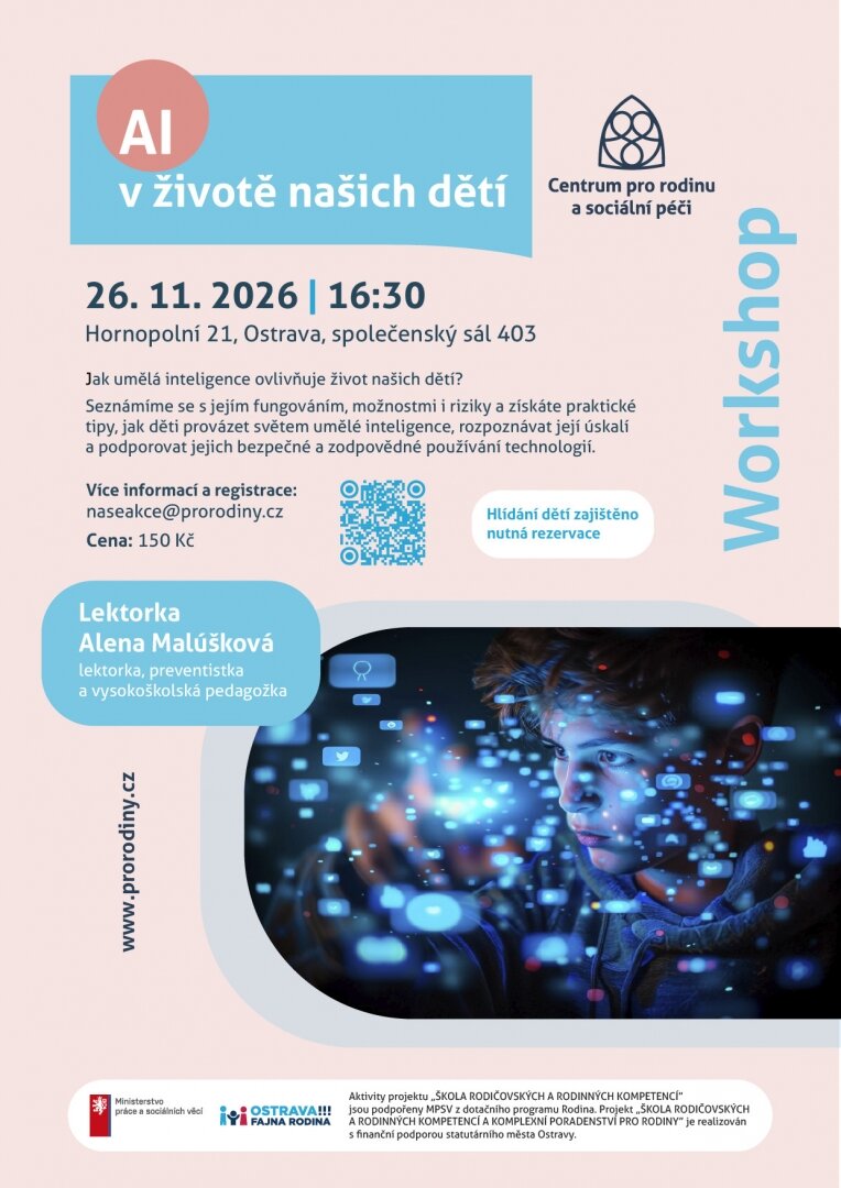 AI v životě našich dětí – tvořivé dílny a Workshopy, Ostrava – fotka 2