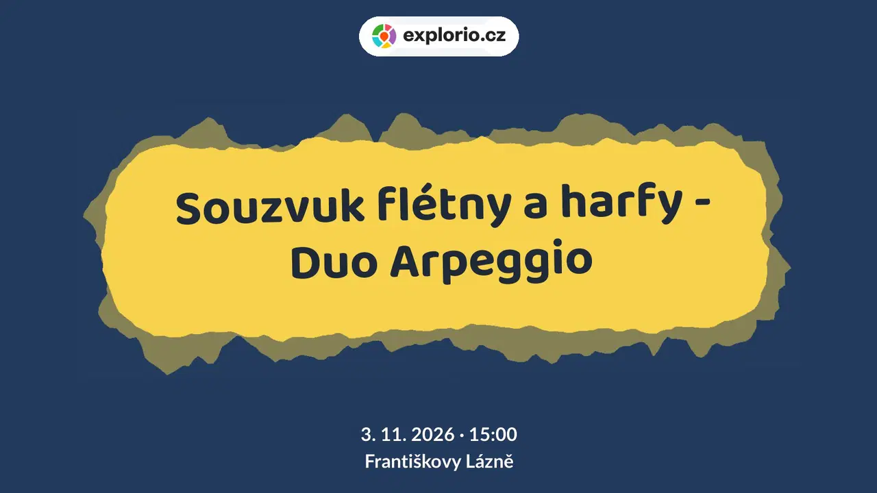 Souzvuk flétny a harfy - Duo Arpeggio – divadlo, Hudba a Kino, Františkovy Lázně