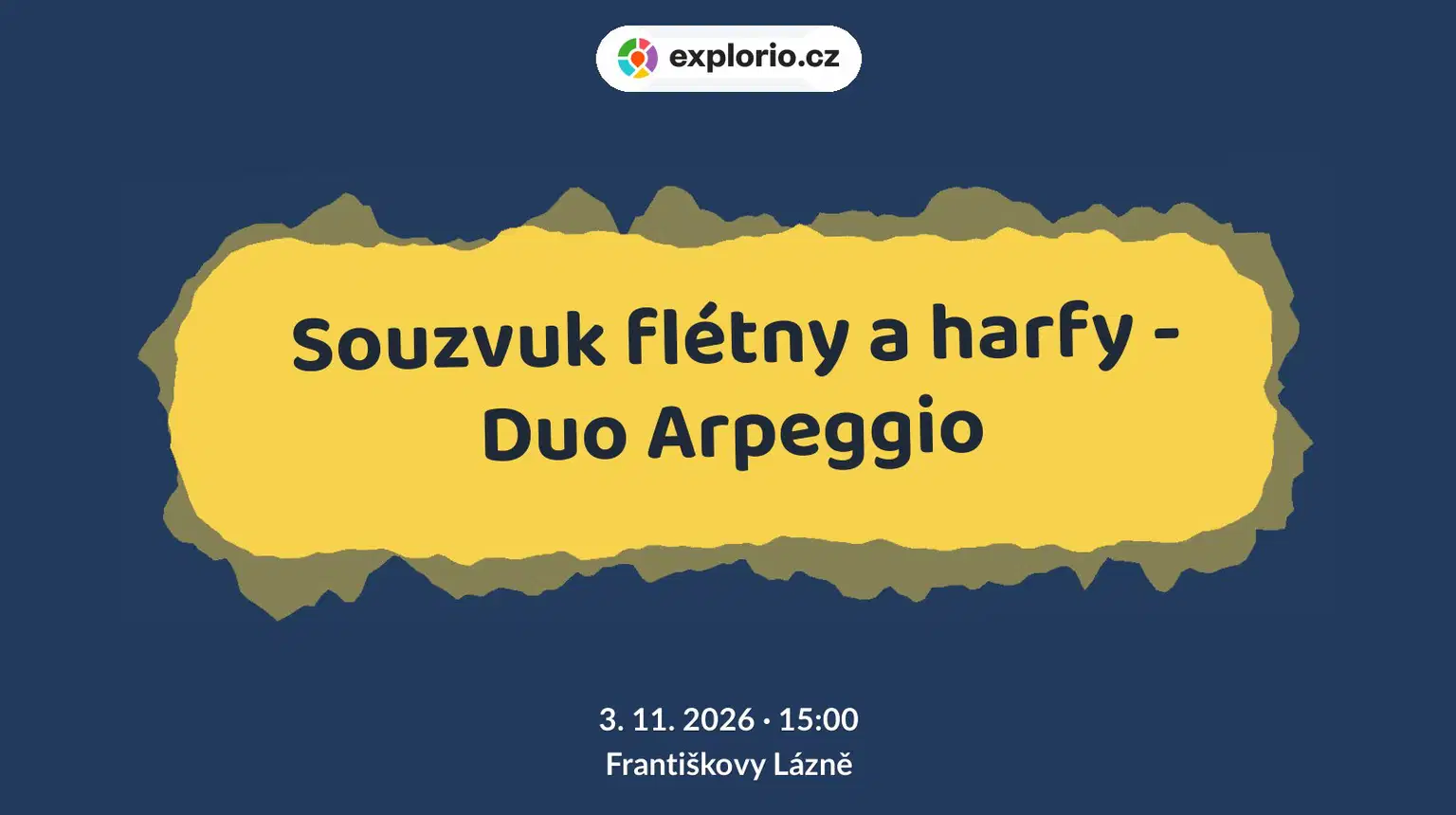 Souzvuk flétny a harfy - Duo Arpeggio – divadlo, Hudba a Kino, Františkovy Lázně