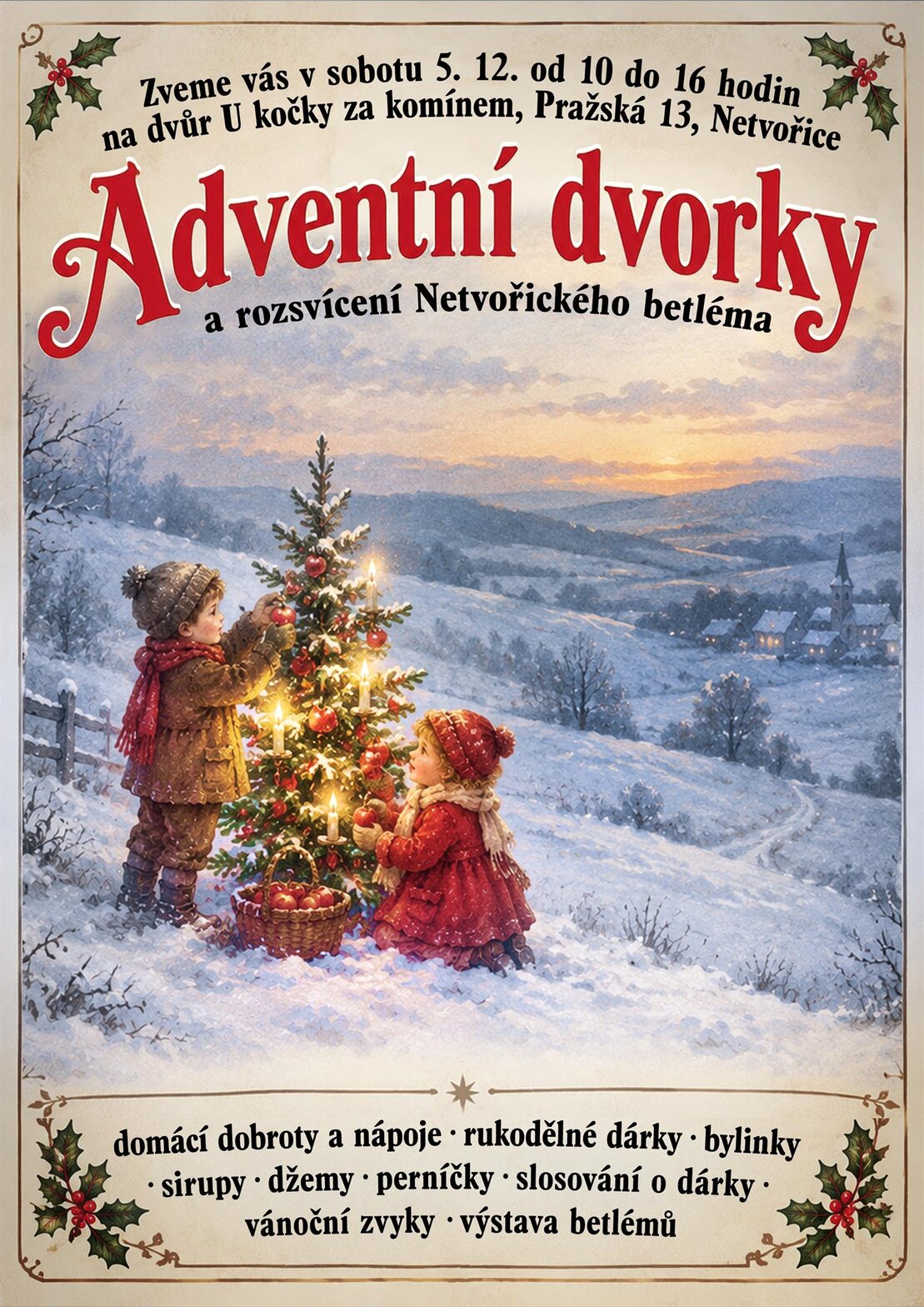 Adventní dvorky – festivaly a Slavnosti, Netvořice – fotka 2