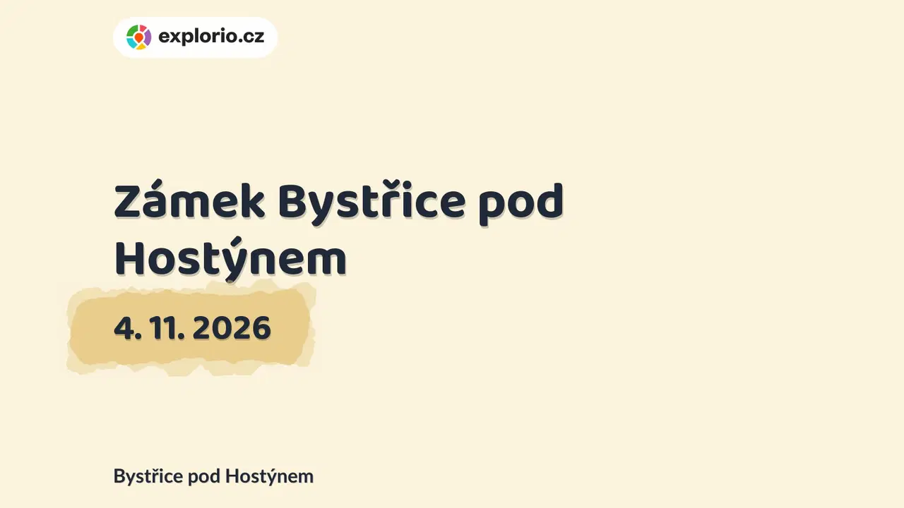 Zámek Bystřice pod Hostýnem – prohlídky a Muzea, Bystřice pod Hostýnem