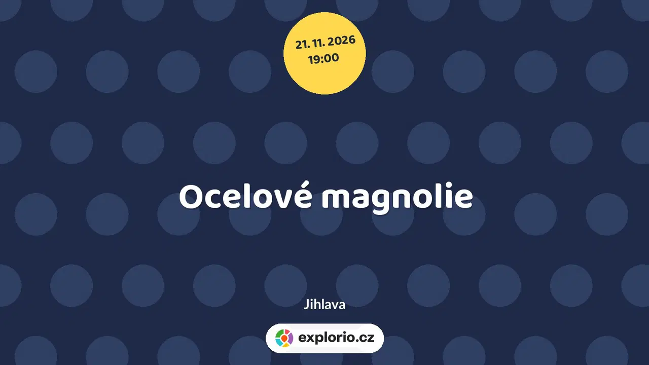 Ocelové magnolie – divadlo, Hudba a Kino, Jihlava
