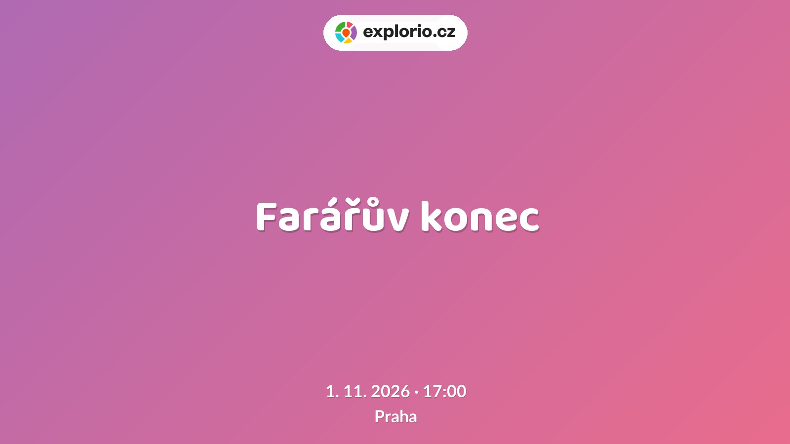 Farářův konec – divadlo, Hudba a Kino, Praha