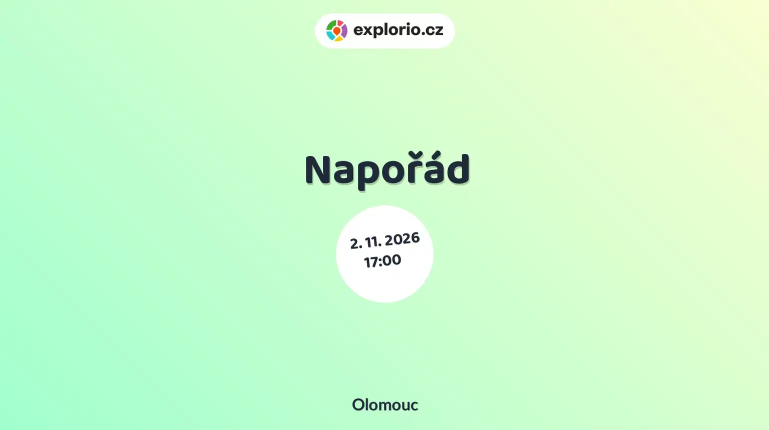 Napořád – divadlo, Hudba a Kino, Olomouc