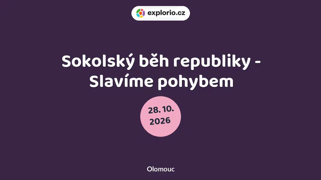 Sokolský běh republiky - Slavíme pohybem – sport a Pohyb, Olomouc