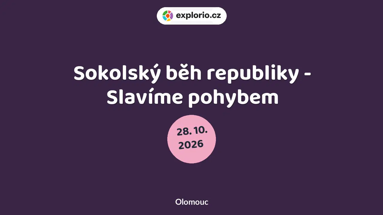 Sokolský běh republiky - Slavíme pohybem – sport a Pohyb, Olomouc