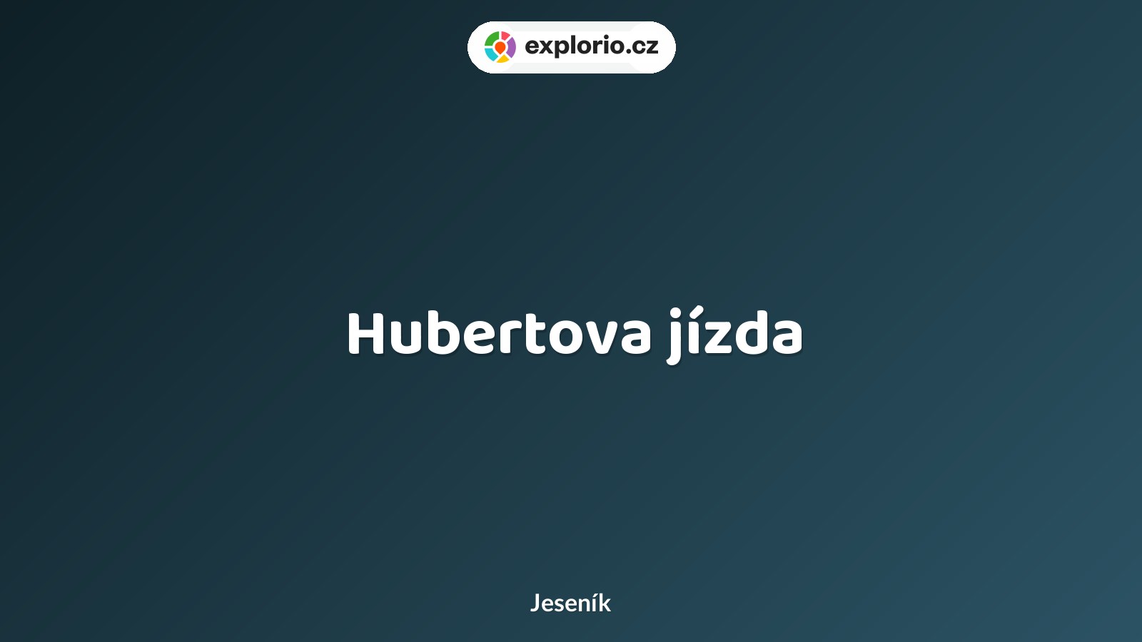 Hubertova jízda – sport a Pohyb, Jeseník