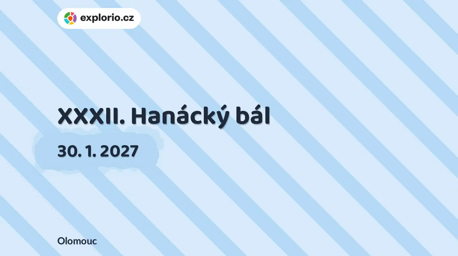 XXXII. Hanácký bál – festivaly a Slavnosti, Olomouc