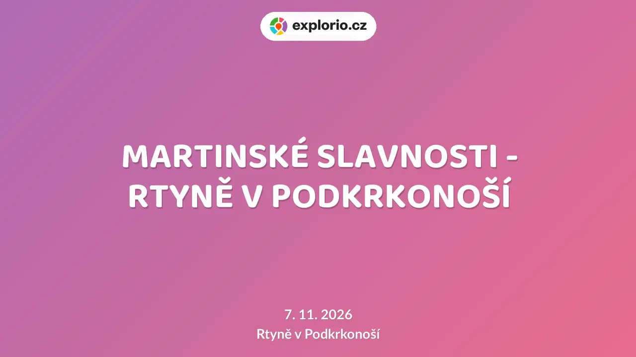 MARTINSKÉ SLAVNOSTI - RTYNĚ V PODKRKONOŠÍ – festivaly a Slavnosti, Rtyně v Podkrkonoší