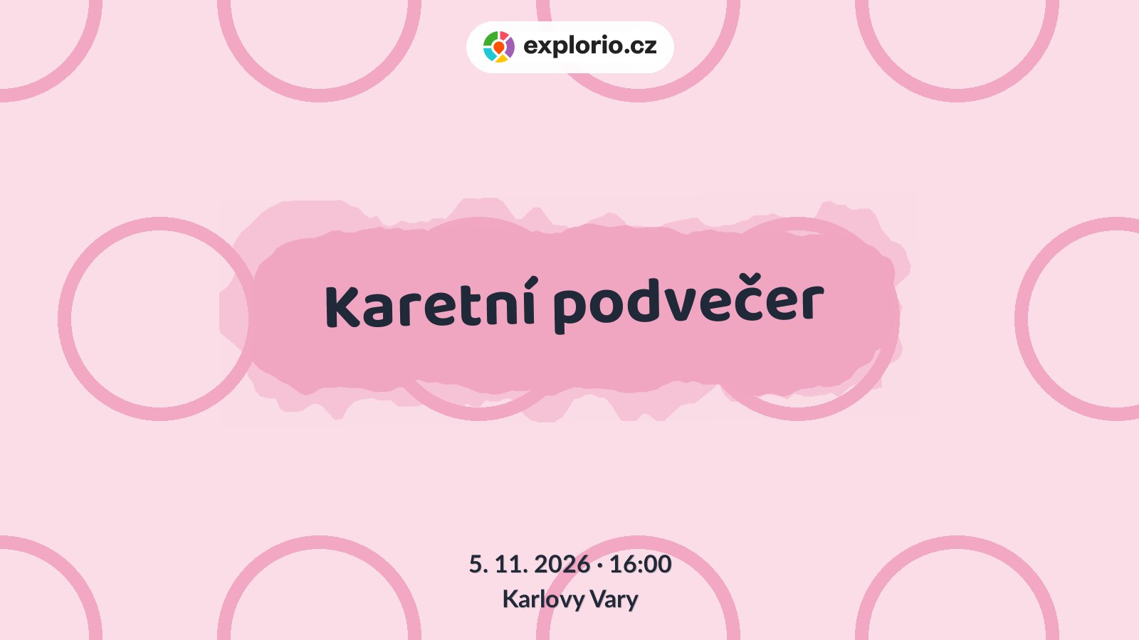 Karetní podvečer – divadlo, Hudba a Kino, Karlovy Vary