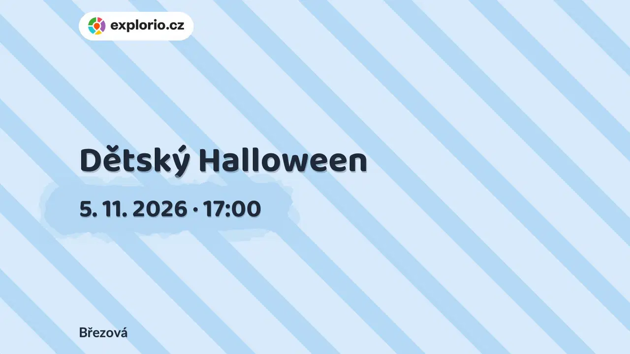 Dětský Halloween – tvořivé dílny a Workshopy, Březová