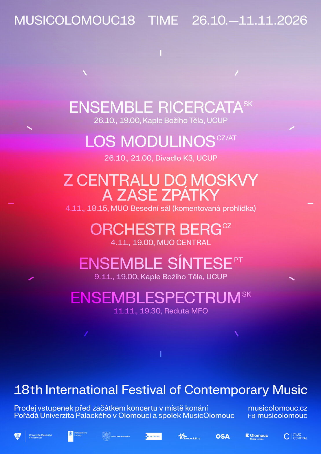 MusicOlomouc 2026 TIME – divadlo, Hudba a Kino, Olomouc – fotka 2