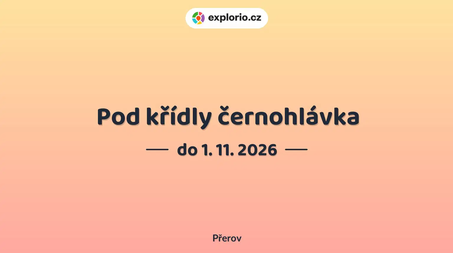 Pod křídly černohlávka – prohlídky a Muzea, Přerov