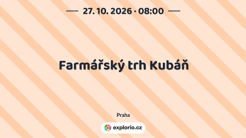 Farmářský trh Kubáň – festivaly a Slavnosti, Praha
