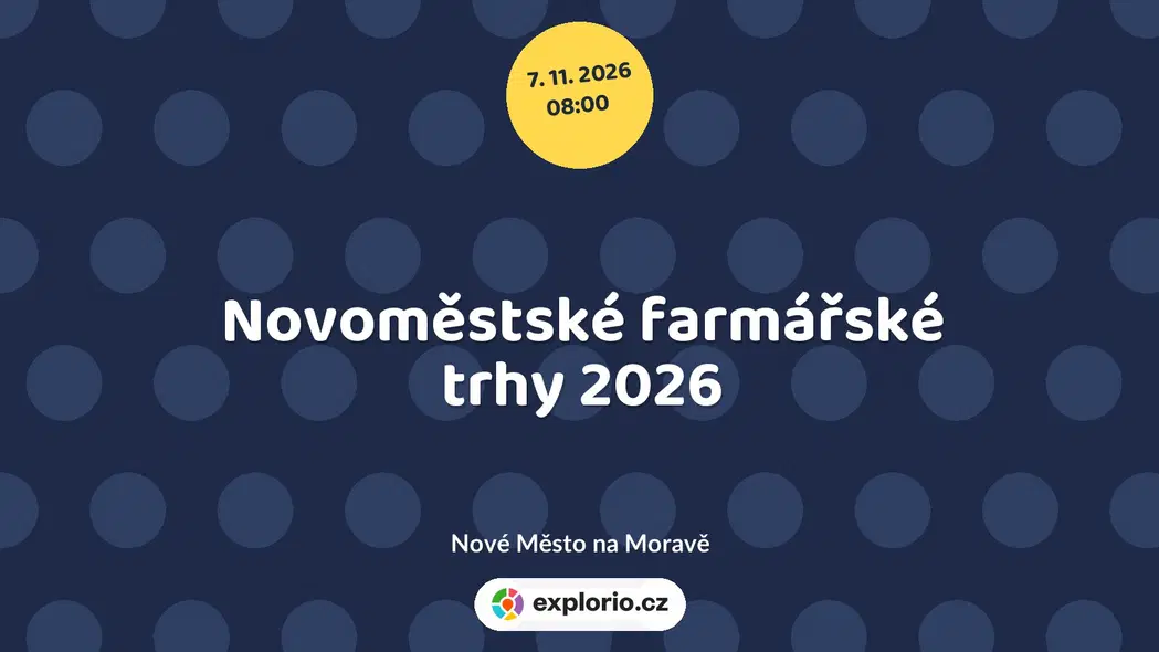 Novoměstské farmářské trhy 2026 – festivaly a Slavnosti, Nové Město na Moravě