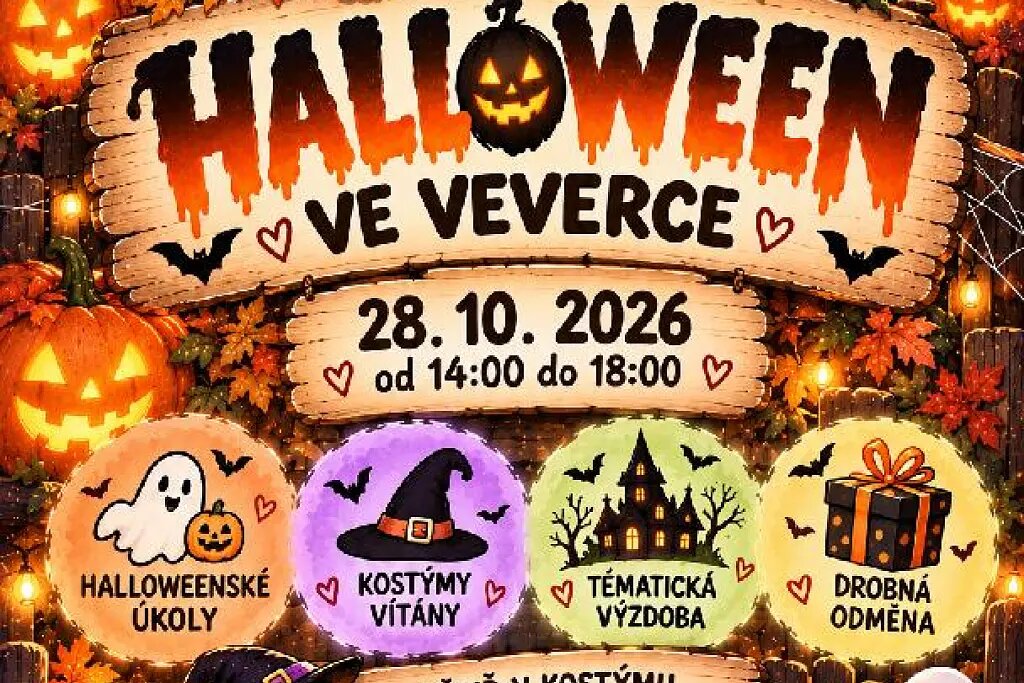 Děti: Halloween ve Veverce – festivaly a Slavnosti, Prachatice – fotka 2