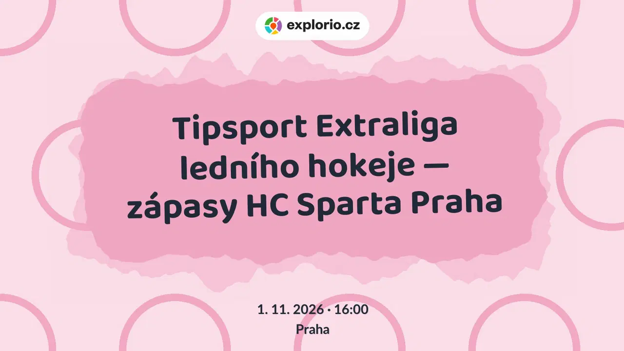 Tipsport Extraliga ledního hokeje — zápasy HC Sparta Praha – sport a Pohyb, Praha