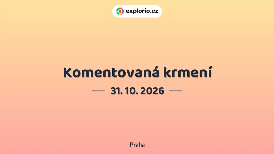 Komentovaná krmení – příroda a Zvířátka, Praha