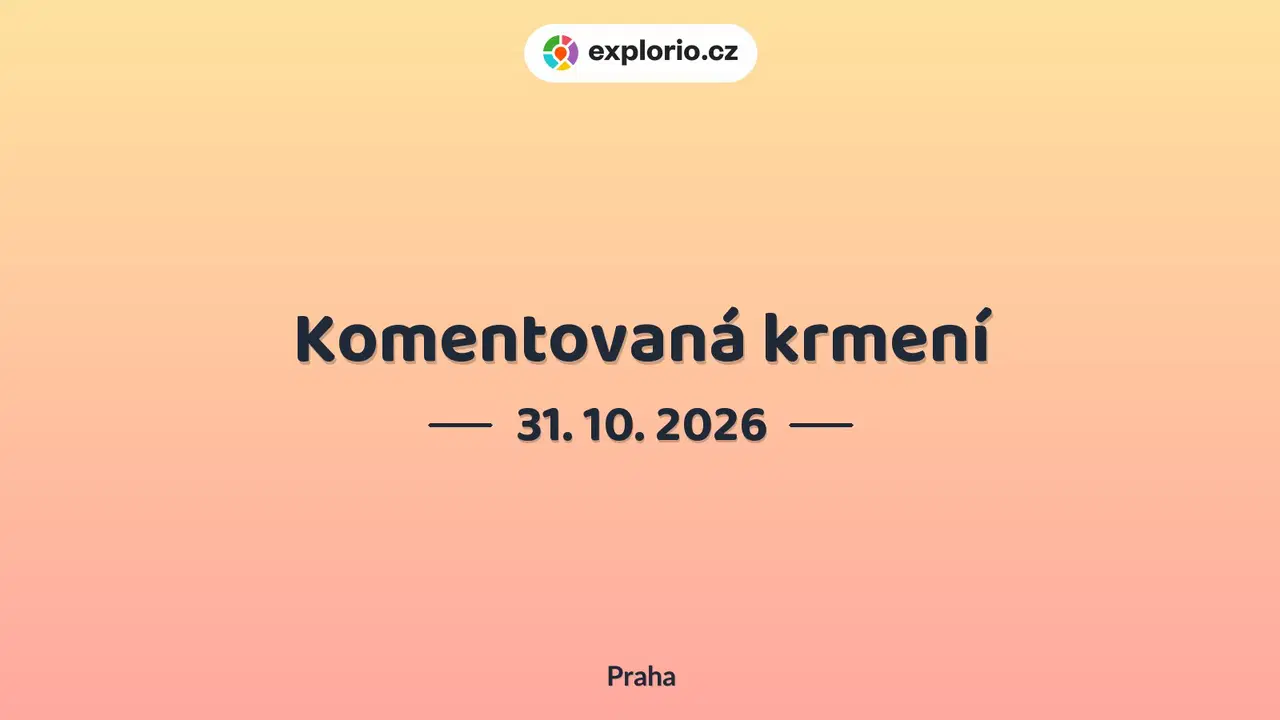 Komentovaná krmení – příroda a Zvířátka, Praha