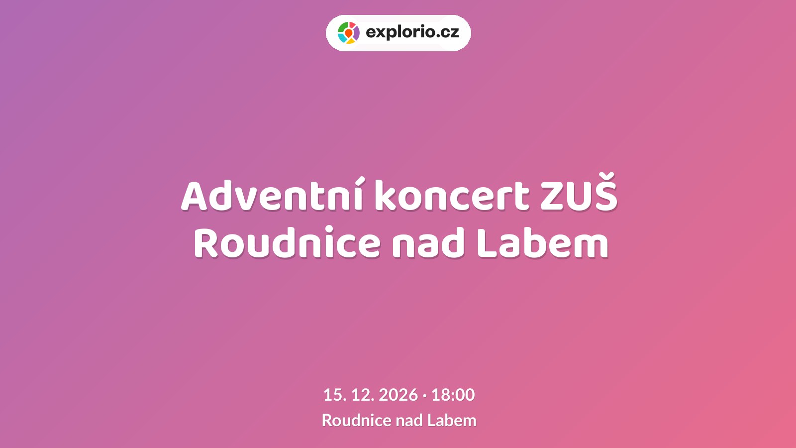 Adventní koncert ZUŠ Roudnice nad Labem – divadlo, Hudba a Kino, Roudnice nad Labem