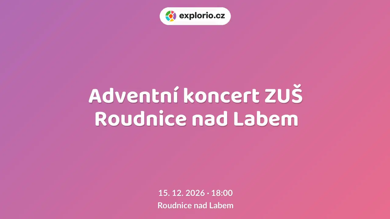 Adventní koncert ZUŠ Roudnice nad Labem – divadlo, Hudba a Kino, Roudnice nad Labem