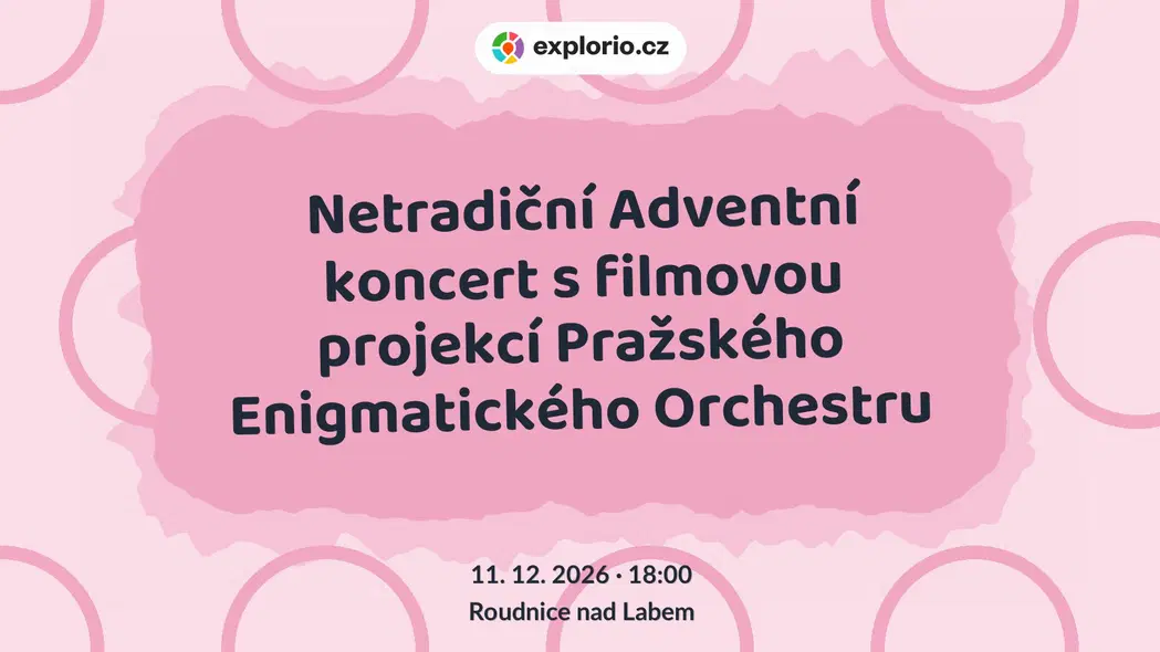 Netradiční Adventní koncert s filmovou projekcí Pražského Enigmatického Orchestru – divadlo, Hudba a Kino, Roudnice nad Labem