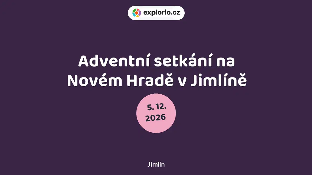 Adventní setkání na Novém Hradě v Jimlíně – festivaly a Slavnosti, Jimlín