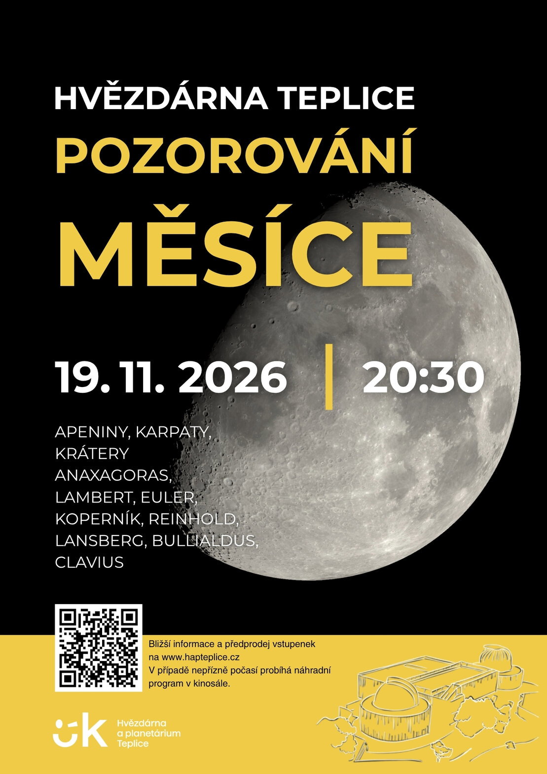 POZOROVÁNÍ MĚSÍCE – prohlídky a Muzea, Teplice – fotka 2