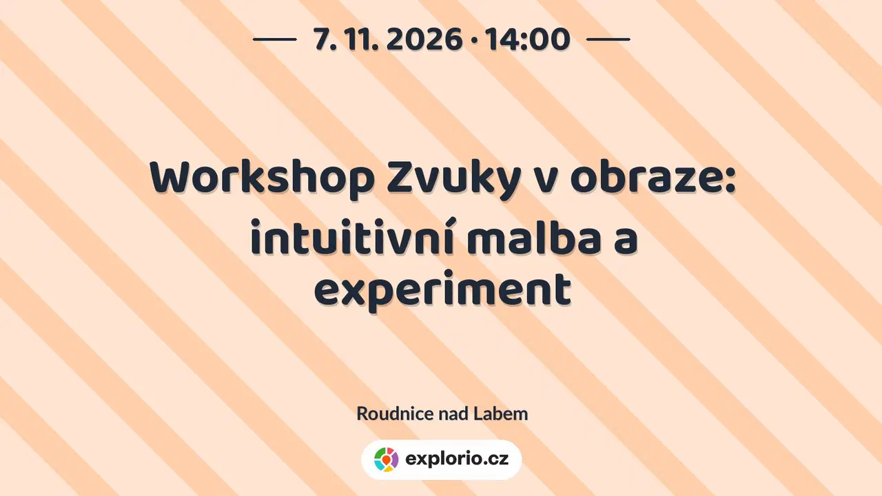 Workshop Zvuky v obraze: intuitivní malba a experiment – tvořivé dílny a Workshopy, Roudnice nad Labem