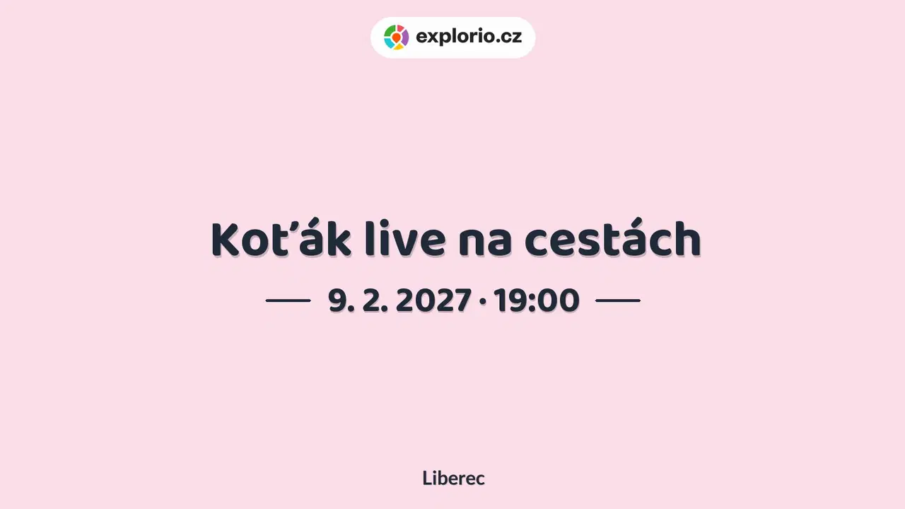 Koťák live na cestách – divadlo, Hudba a Kino, Liberec