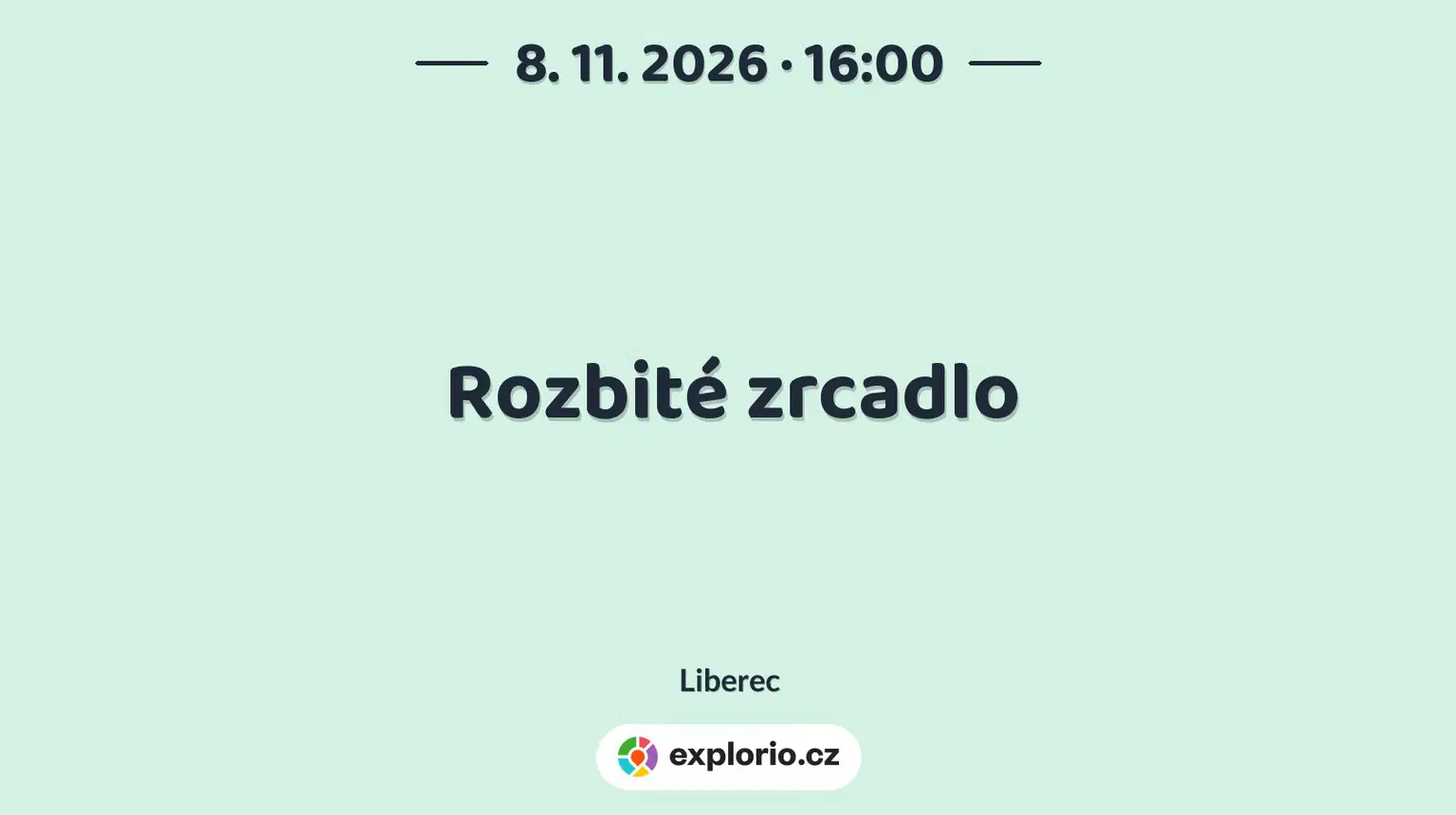 Rozbité zrcadlo – divadlo, Hudba a Kino, Liberec