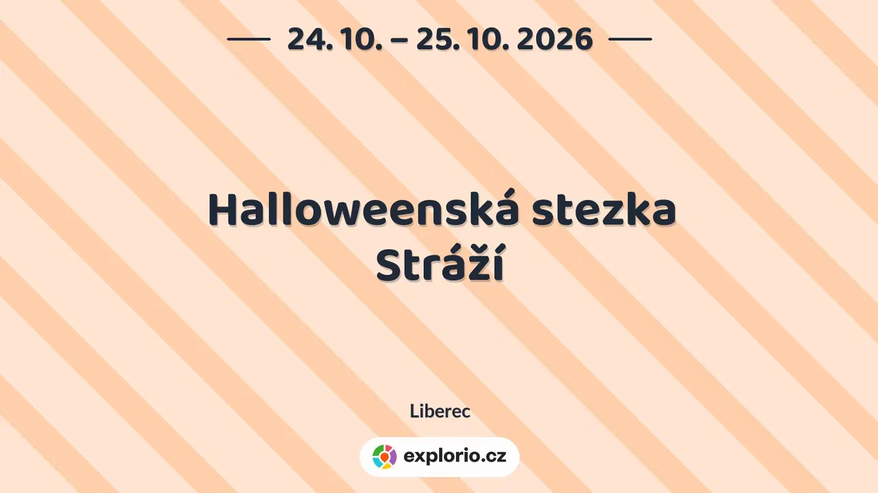 Halloweenská stezka Stráží – sport a Pohyb, Liberec