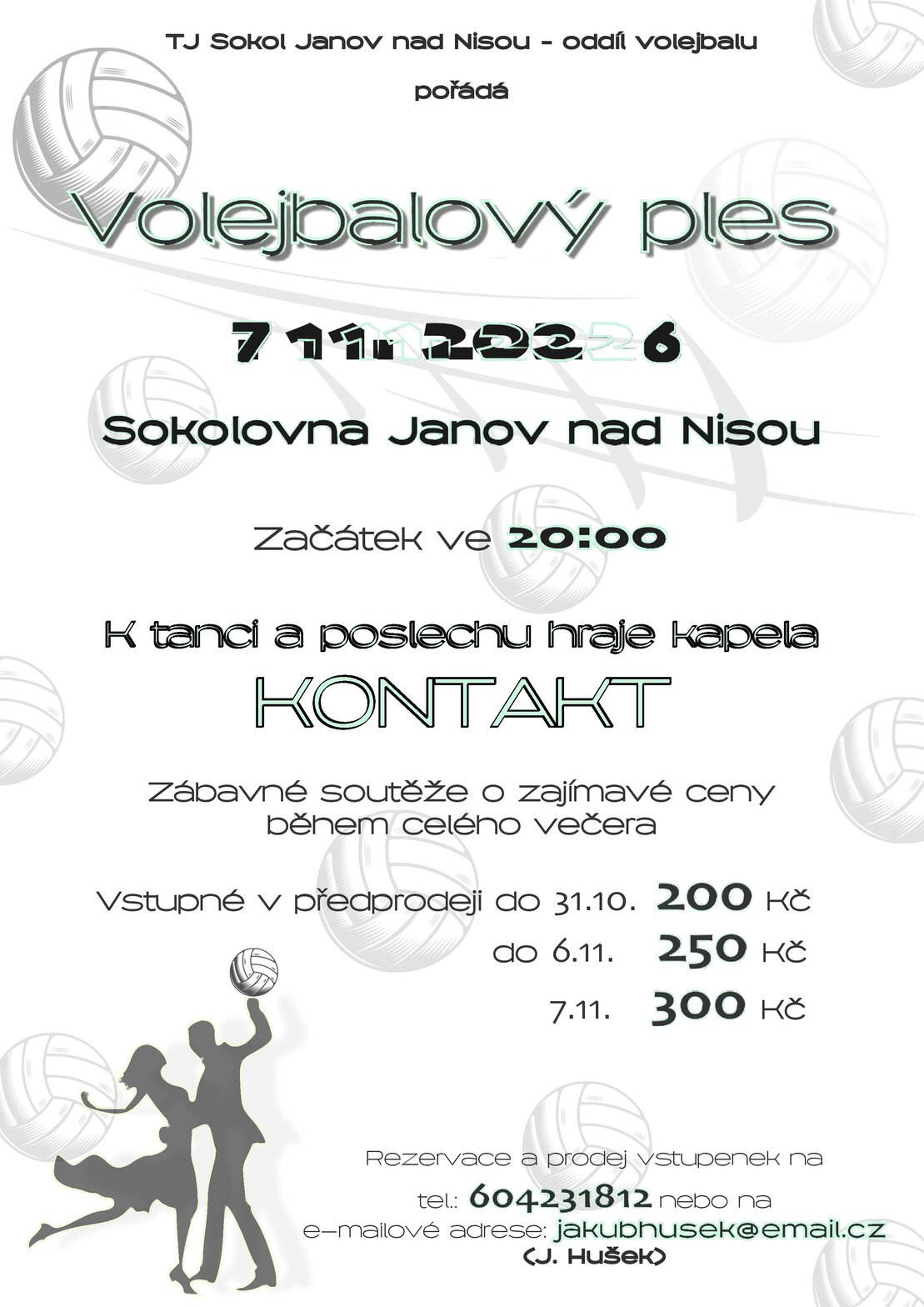 Volejbalový ples – divadlo, Hudba a Kino, Liberec – fotka 2