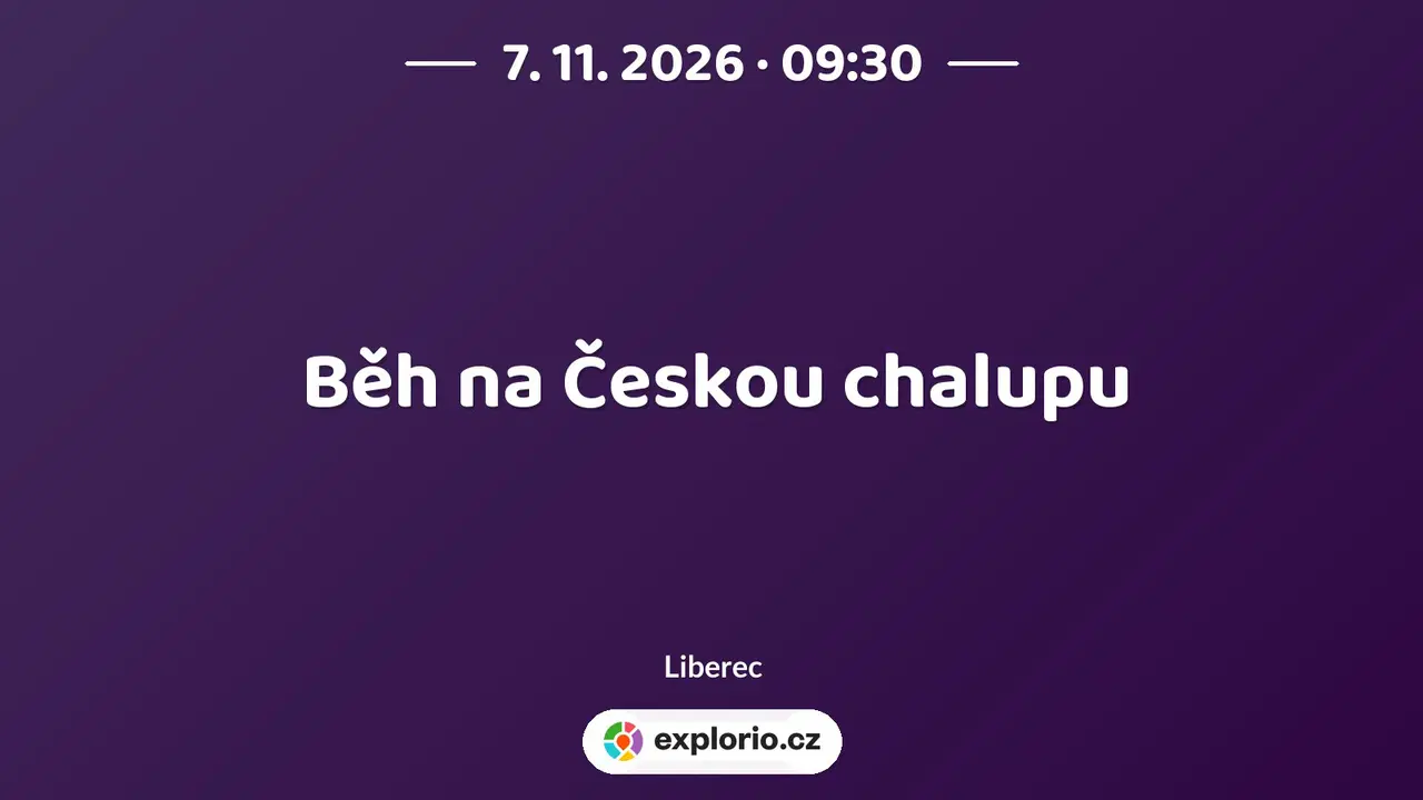 Běh na Českou chalupu – sport a Pohyb, Liberec