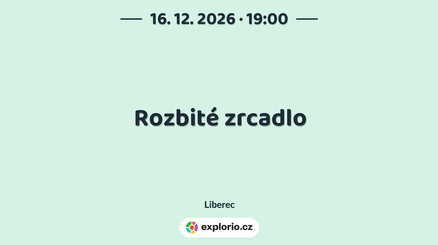 Rozbité zrcadlo – divadlo, Hudba a Kino, Liberec