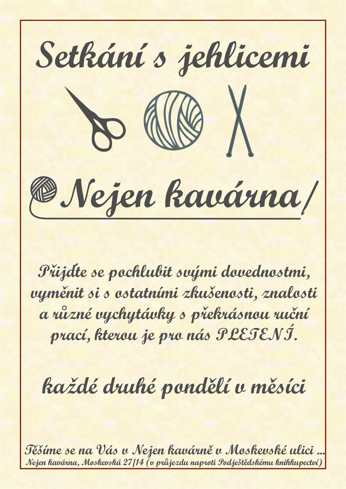 Setkání s jehlicemi – tvořivé dílny a Workshopy, Liberec – fotka 2