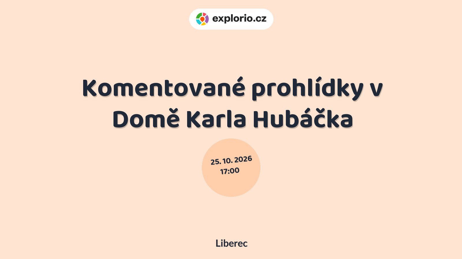 Komentované prohlídky v Domě Karla Hubáčka – prohlídky a Muzea, Liberec