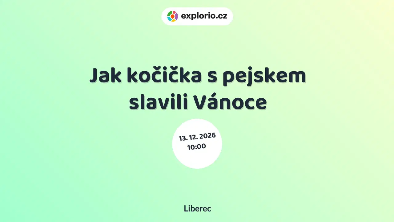Jak kočička s pejskem slavili Vánoce – divadlo, Hudba a Kino, Liberec