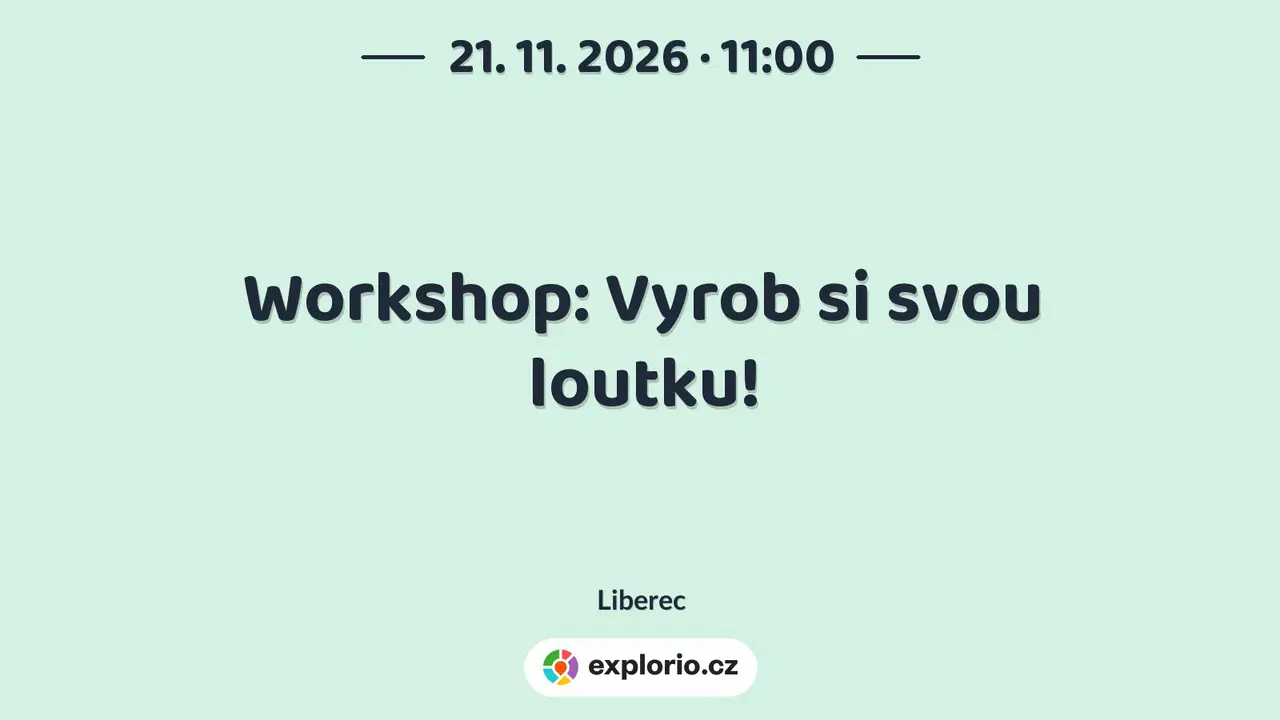 Workshop: Vyrob si svou loutku! – tvořivé dílny a Workshopy, Liberec